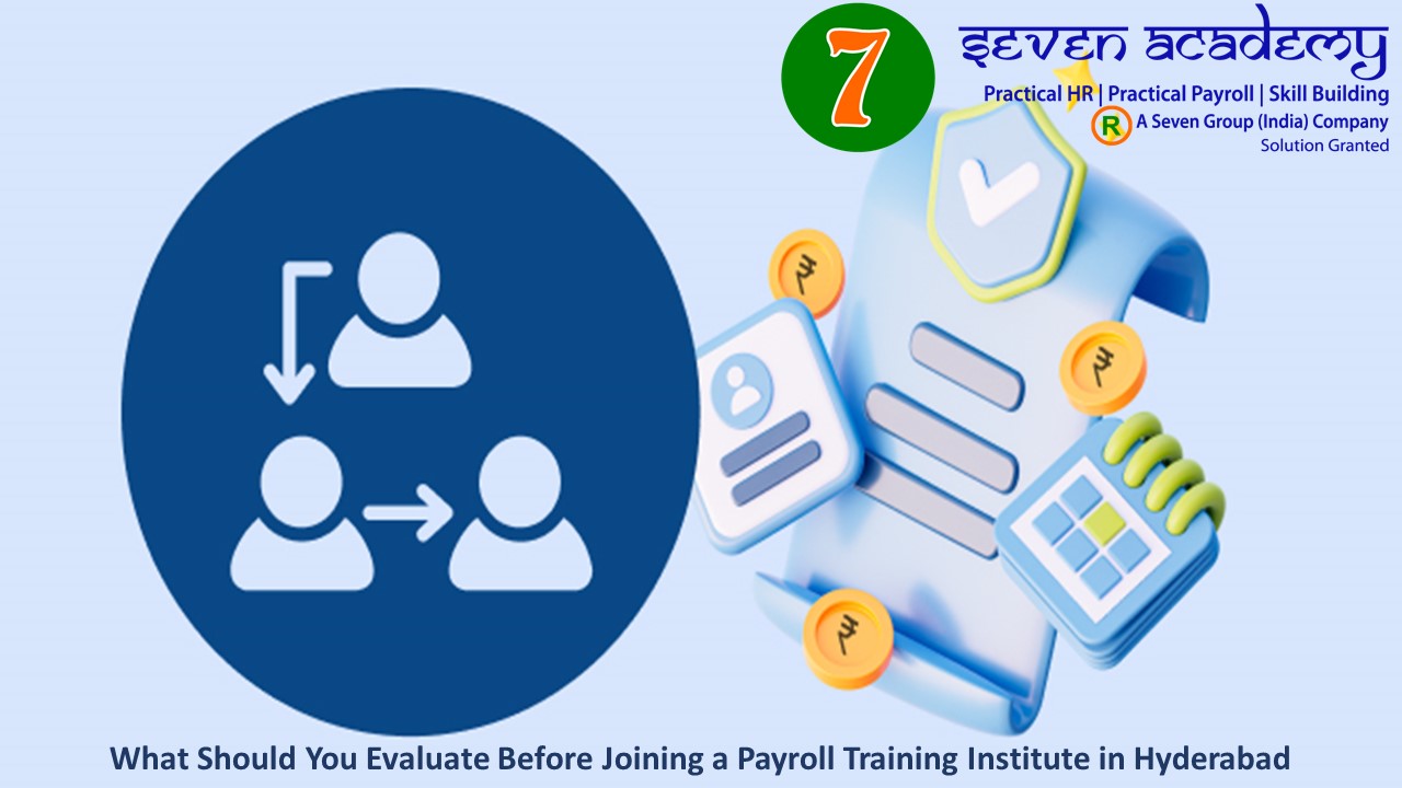 What Should You Evaluate Before Joining a Payroll Training Institute in Hyderabad